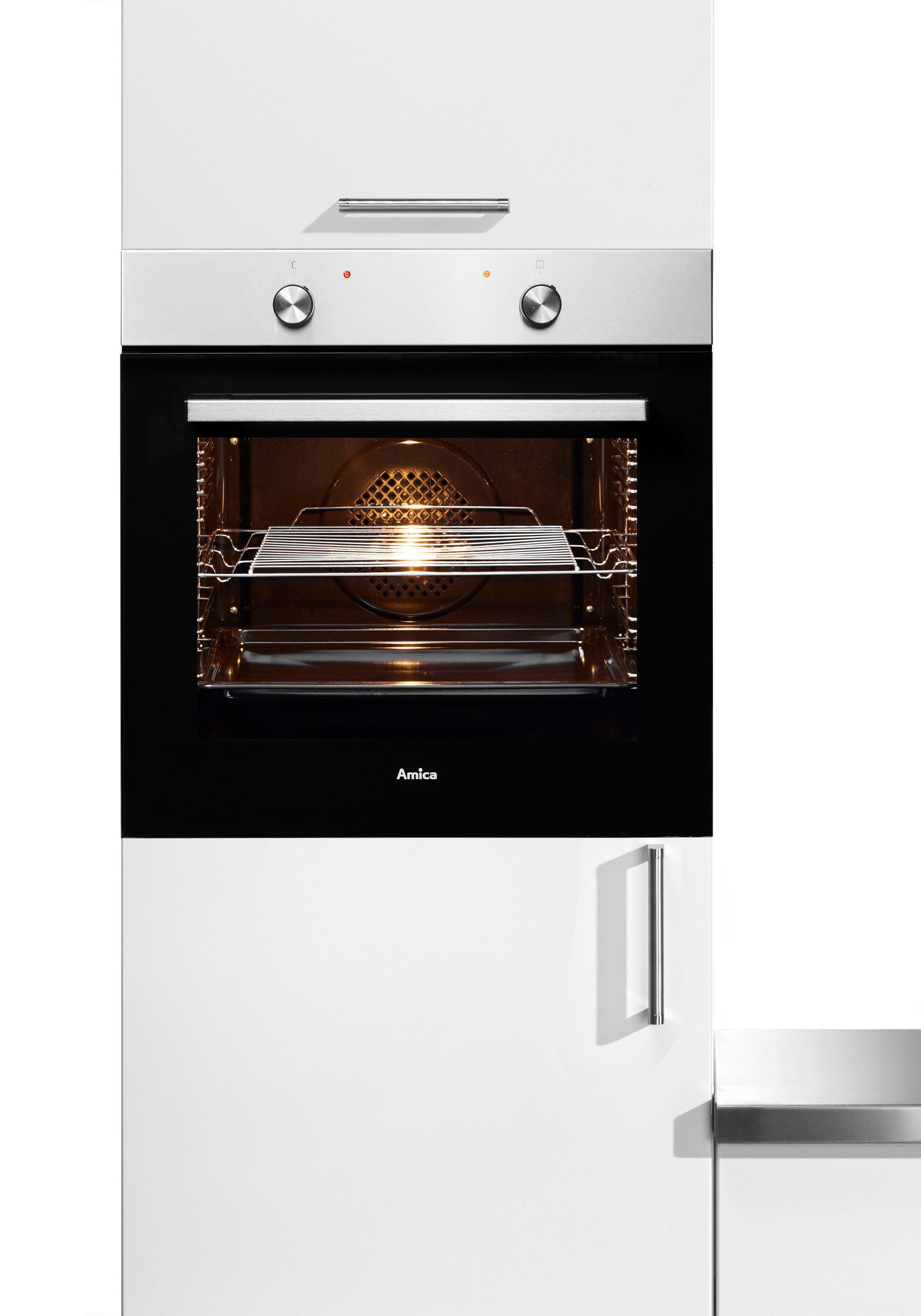 Amica Einbaubackofen EBX 943 640 E, mit Teleskopauszug nachrüstbar