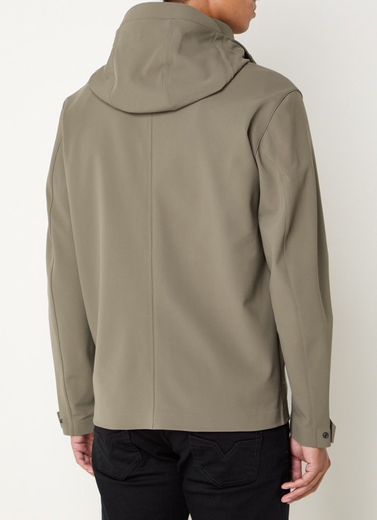 Kurtka typu softshell Boggi Milano B Tech z kapturem i kieszeniami zapinanymi na zamek.