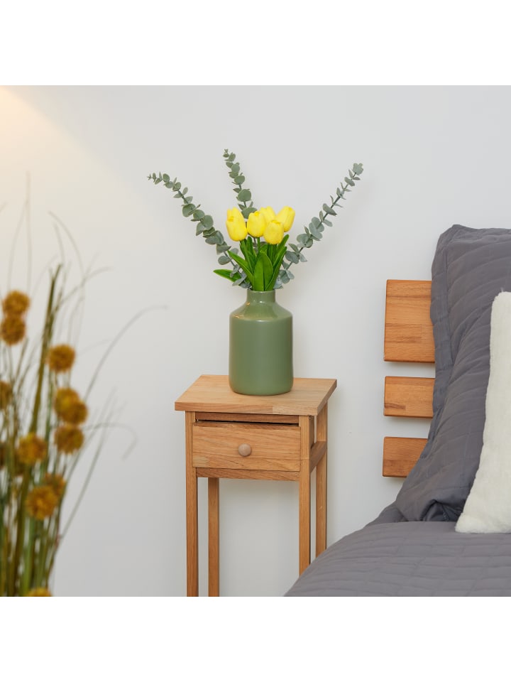 relaxdays 24 x Kunsttulpe in Gelb/ Grün günstig kaufen onesize
