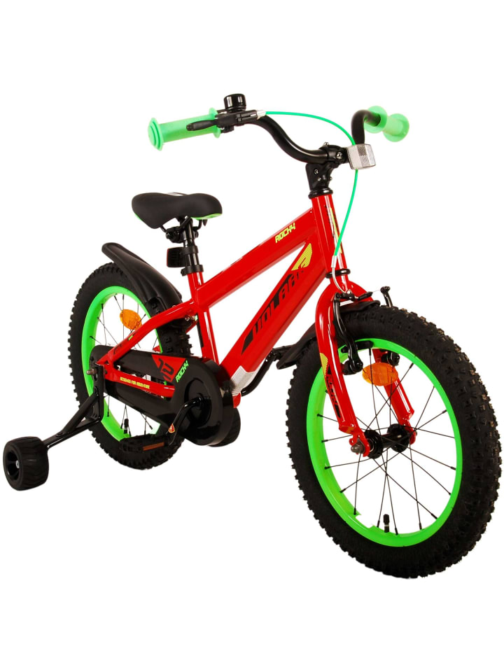 Volare Kinderfahrrad Rocky Fahrrad für Jungen 16 Zoll Kinderrad in Rot 4 Jahre günstig kaufen onesize