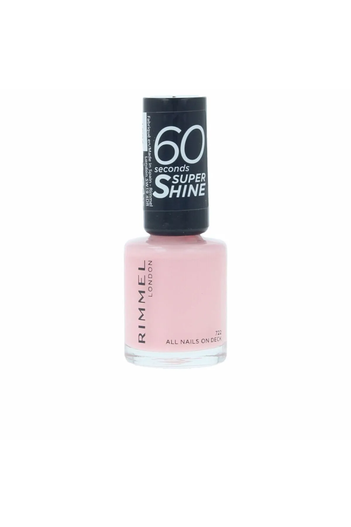RIMMEL LONDON  60 Seconds Super Shine Nagellack Nr. 722-all Nails On Deck Rimmel London 8 ml