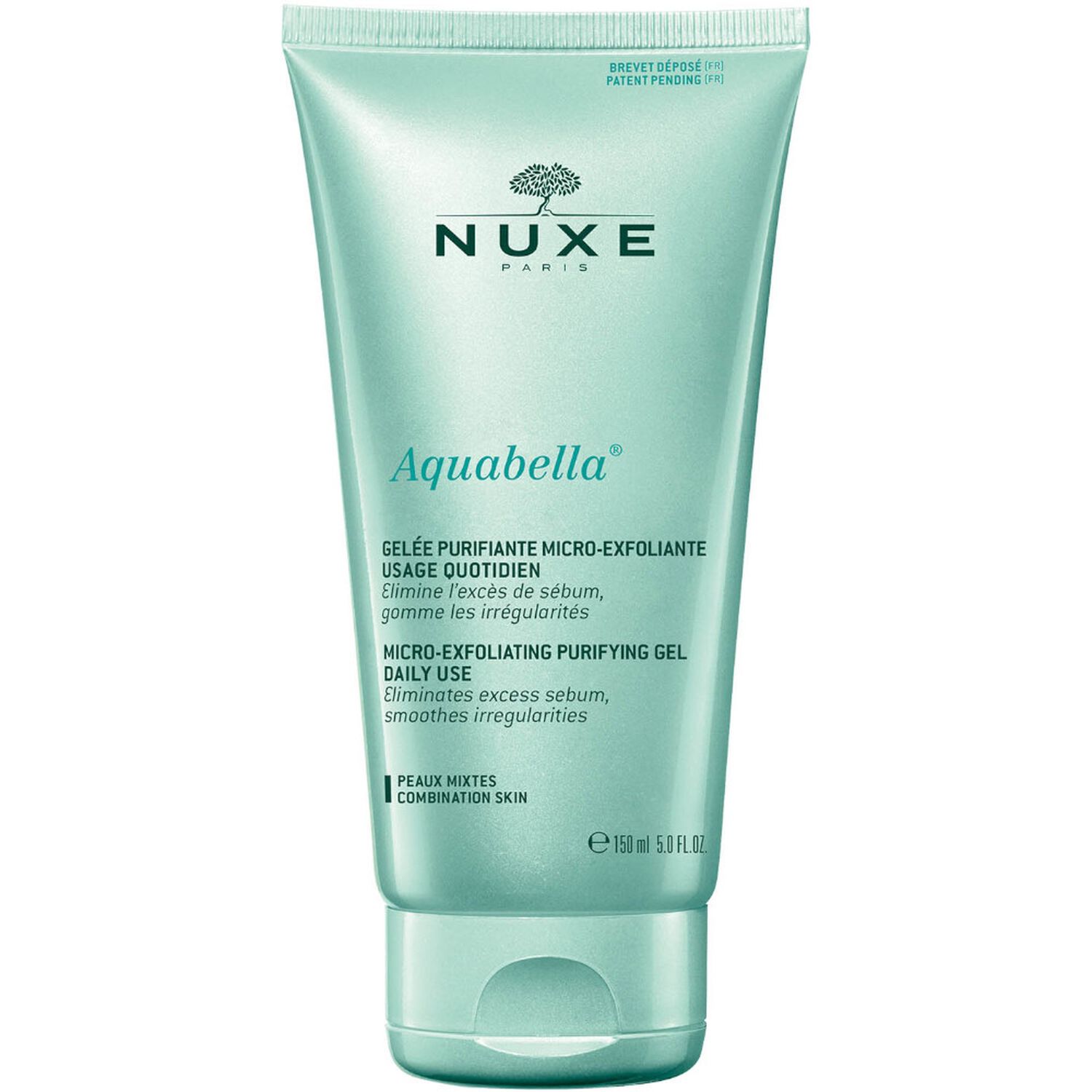 Nuxe Gelée Purifiante Micro-Exfoliante usage quotidien Aquabella® - Peaux mixtes - 150ml