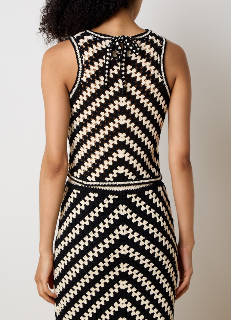 Zimmermann Halliday chunky knit top with openwork design
