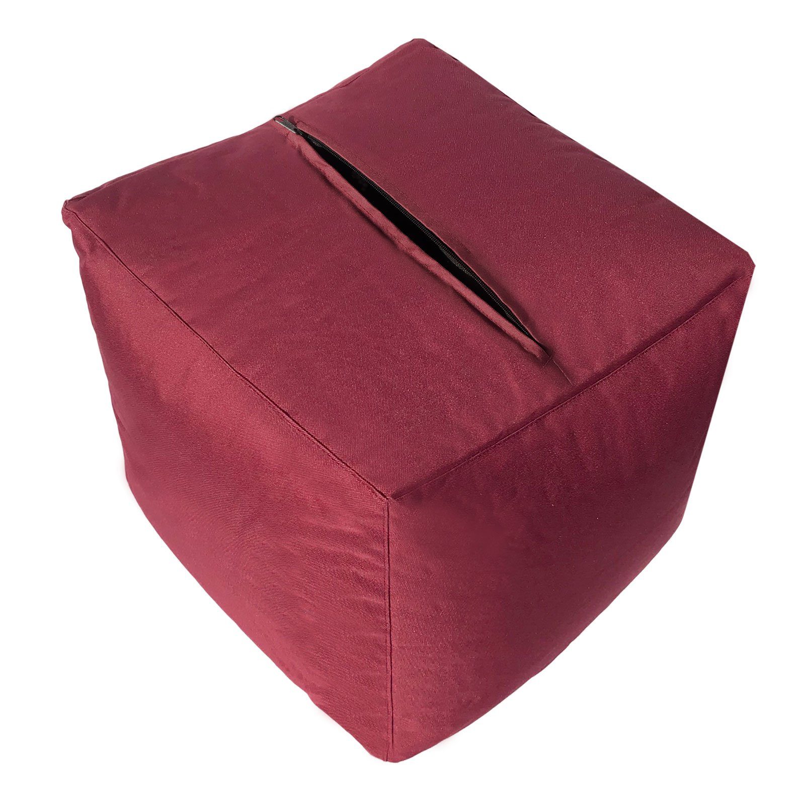 Minara Sitzhocker Sitzwürfel Sitzhocker Fußhocker Bodenkissen Bamba wasserfest 45cm