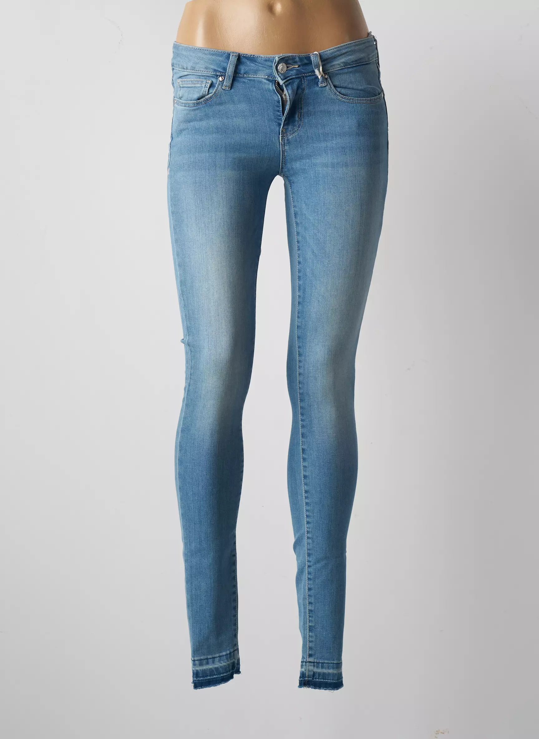Guess Jeans Skinny Femme couleur bleu