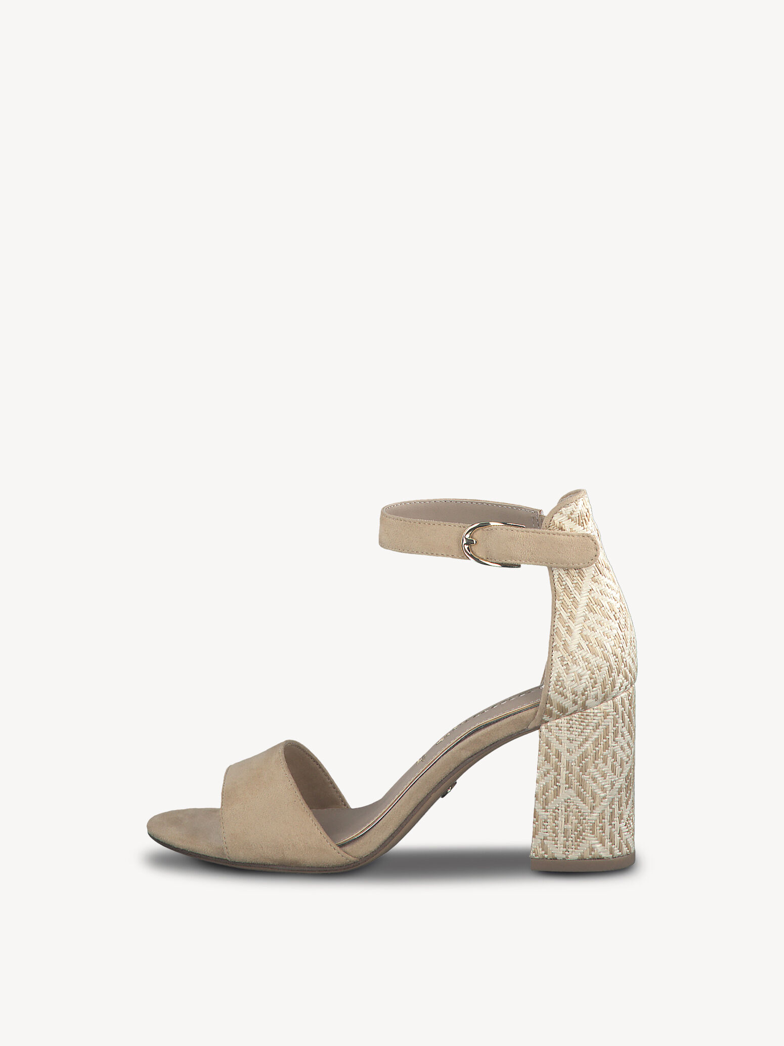 Sandale à talon - beige