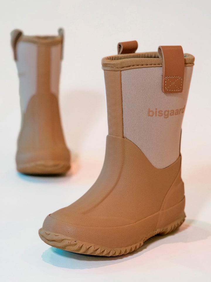 bisgaard Gummistiefel in Hellbraun/ Rosa günstig kaufen