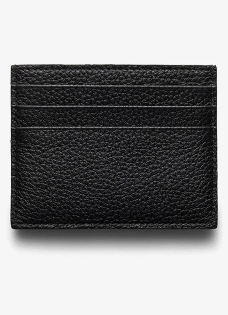 Porte-cartes en cuir Prada avec logo