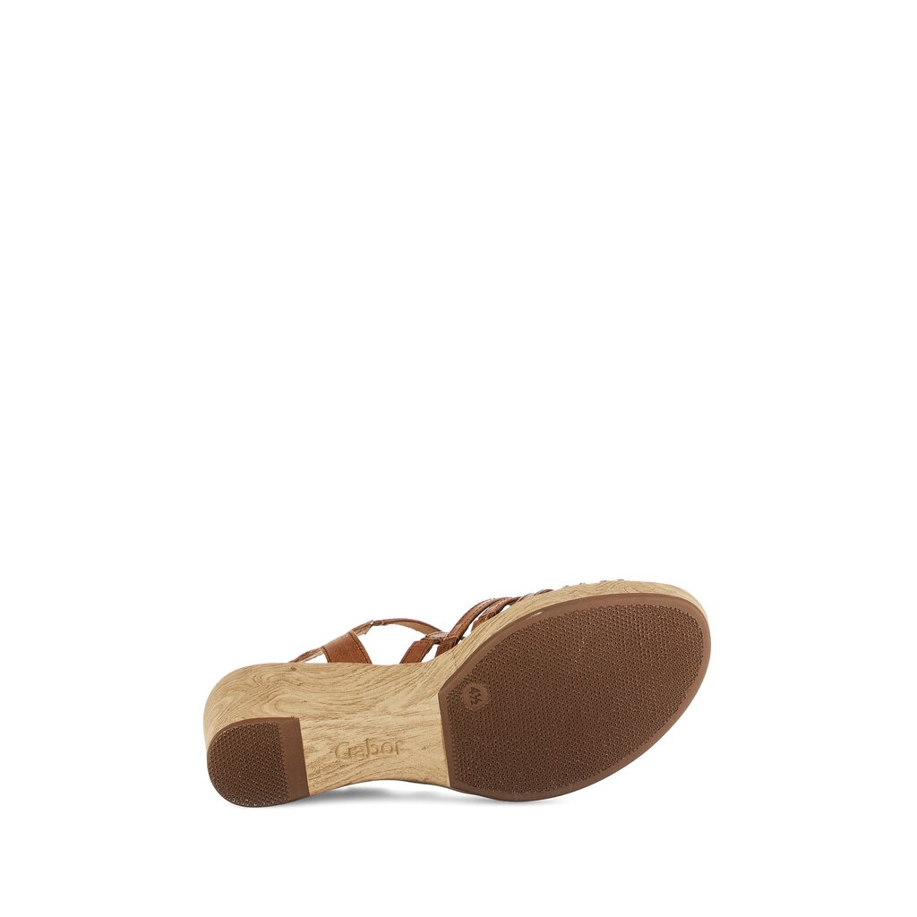 Gabor fashion Keilsandalette braun