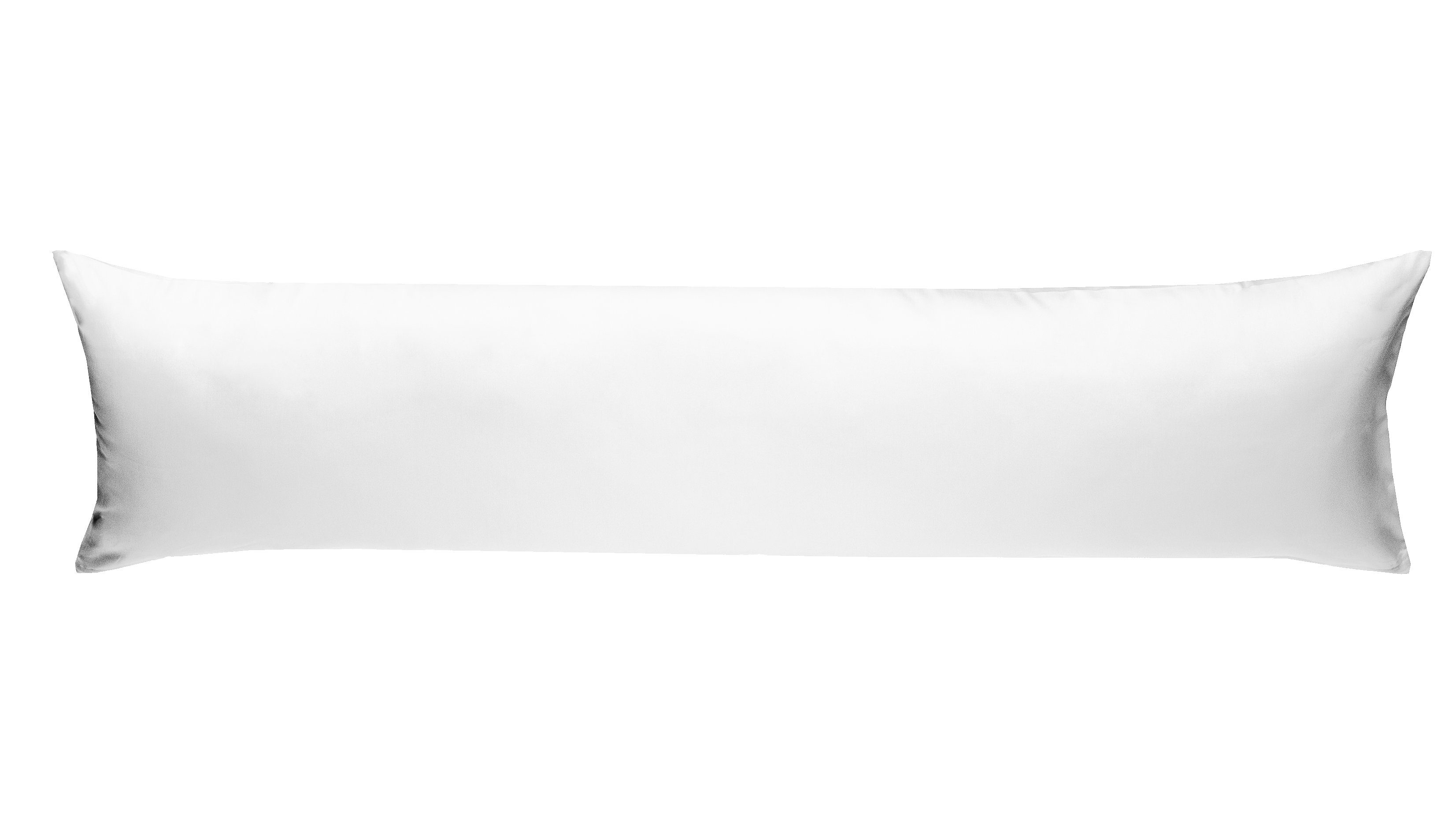 Seitenschläferkissenbezug Mako Satin Seitenschläferkissen Bezug 40x145 cm & 40x200 cm einfarbig, BETTWAESCHE-MIT-STIL (1 Stück)