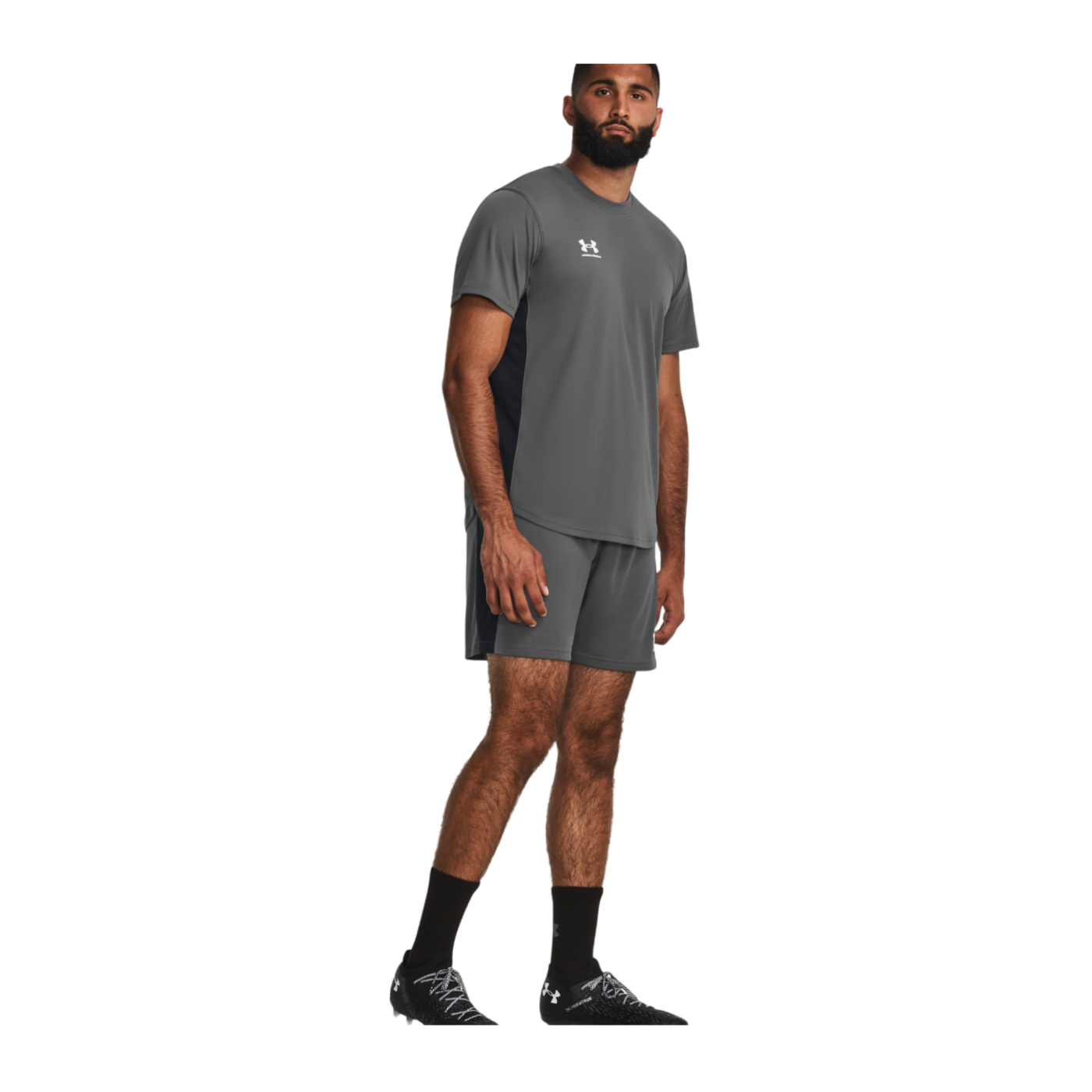 Under Armour Challenger Knit Short Grau