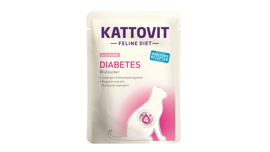 Kattovit Feline Diet Diabetes Lachs 24x85g 85 g
