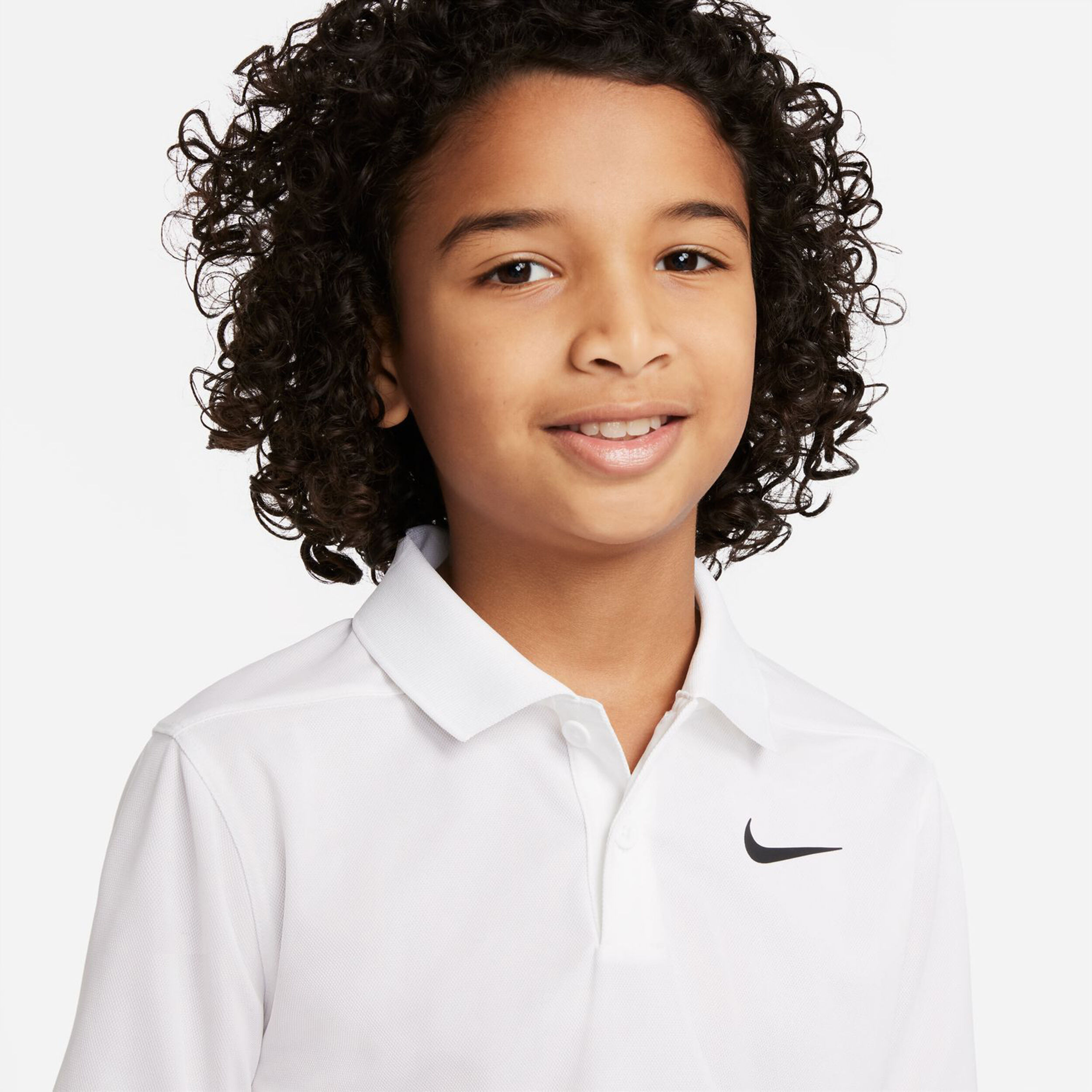 Dri-Fit Victory Polo Jungen - Weiß, Schwarz