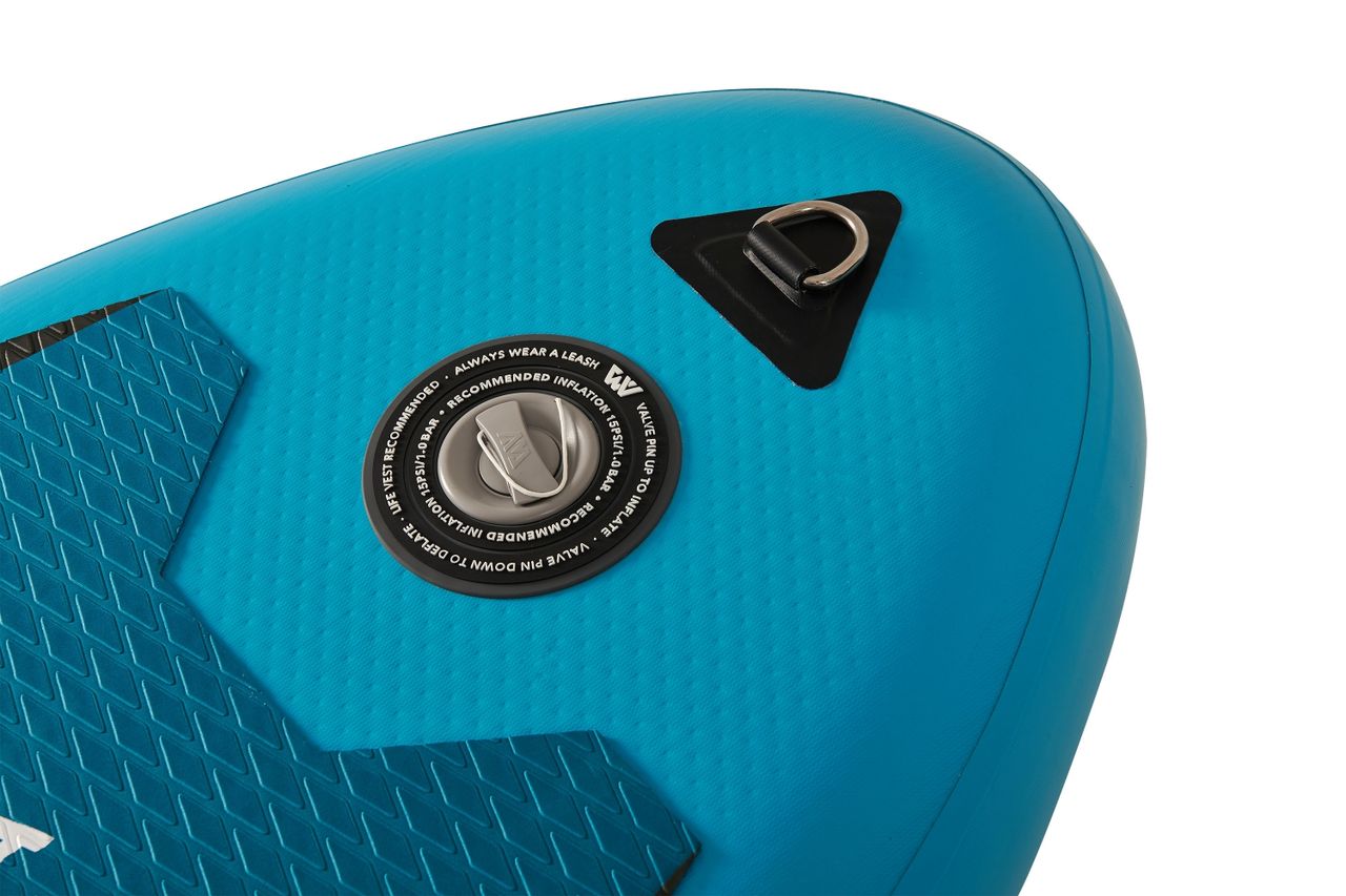 PureHaven Aqua Marina All-Around SUP Board 315x79 cm mit Reißverschlussrucksack Double Action-Pumpe LIQUID AIR Paddel Einschub-Mittelfinne Sicherheitsleine Blau