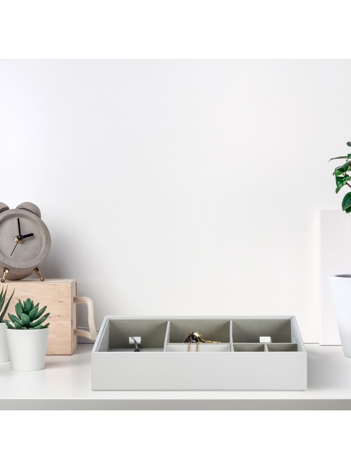 relaxdays Schmuckaufbewahrung in Weiß - (B)32 x (H)7 x (T)22 cm günstig kaufen onesize