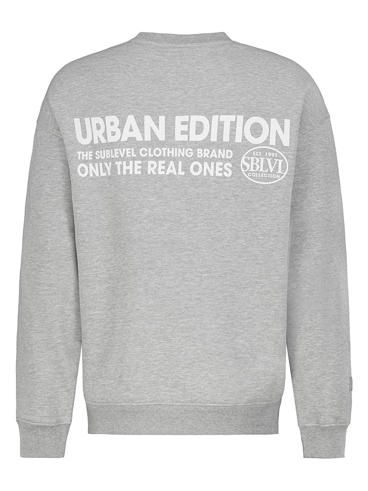 Sublevel Sweatshirt in Hellgrau günstig kaufen