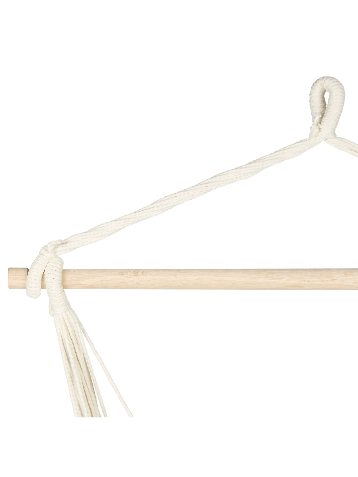 Beliani Hängesessel VARENA in Beige/Orange - (W) 96 x (H) 125 x (L) 55 cm günstig kaufen onesize