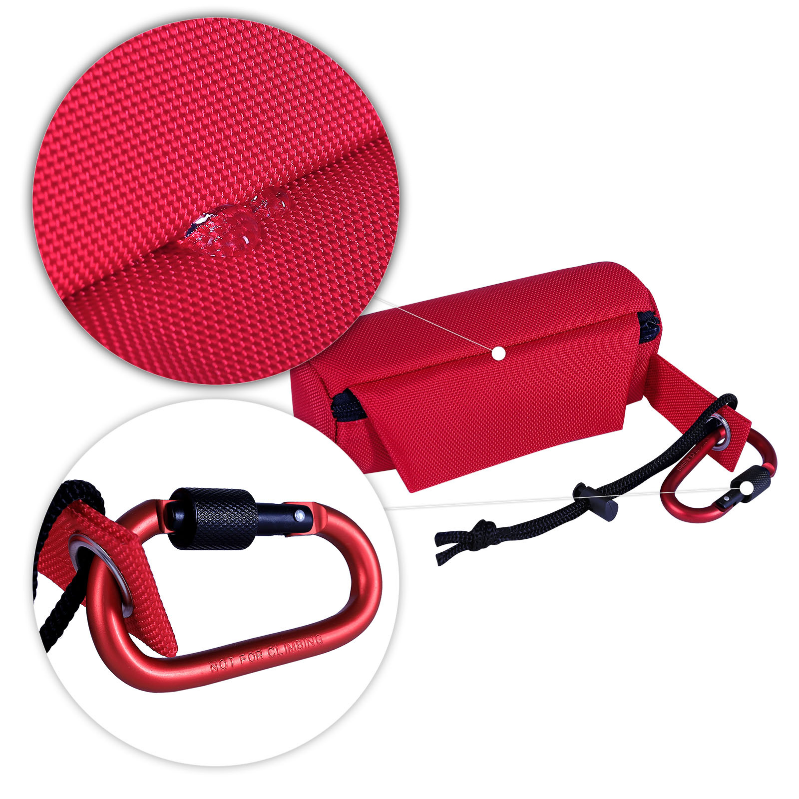 Lionto Snackbeutel Lionto Futterbeutel für Hunde, Trainingsdummy rot