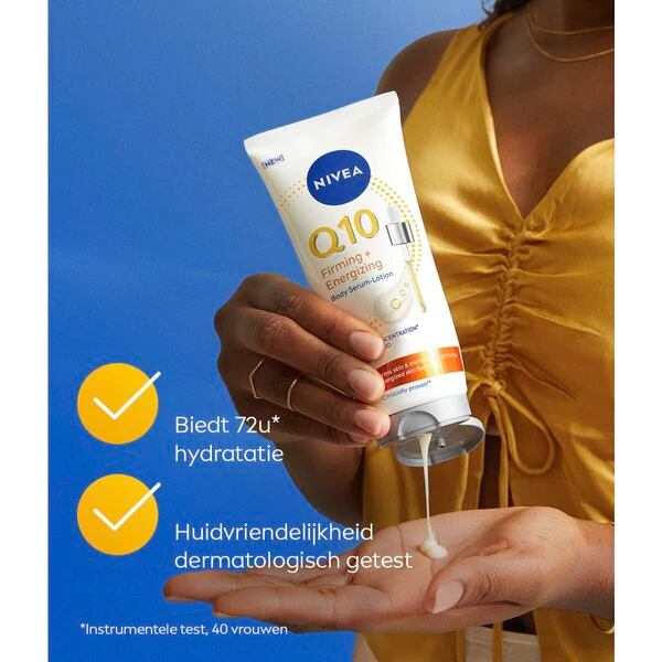 NIVEA Q10 Feszesítő Energizáló Testápoló Szérum-Lotion 200ml
