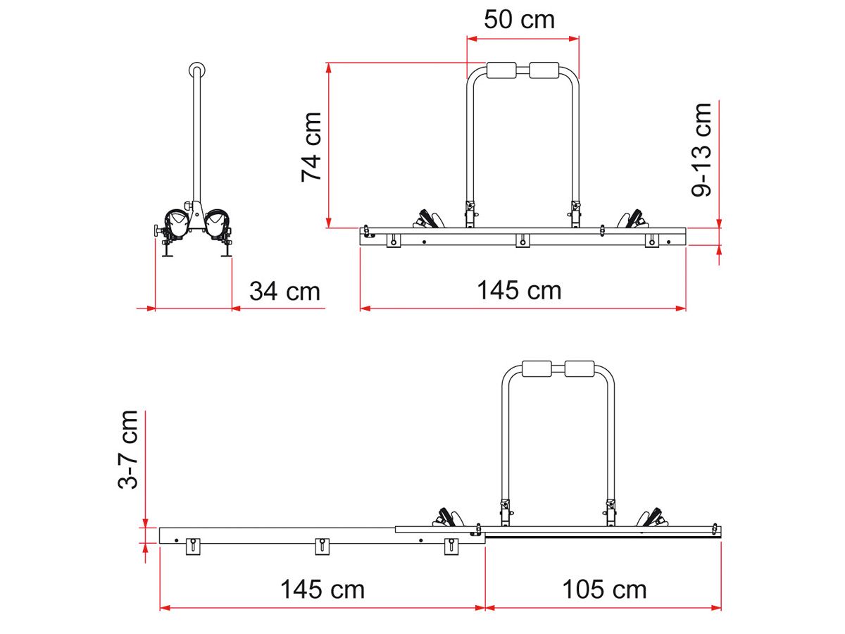 Fiamma Garage Slide Pro Bike Fahrradträger