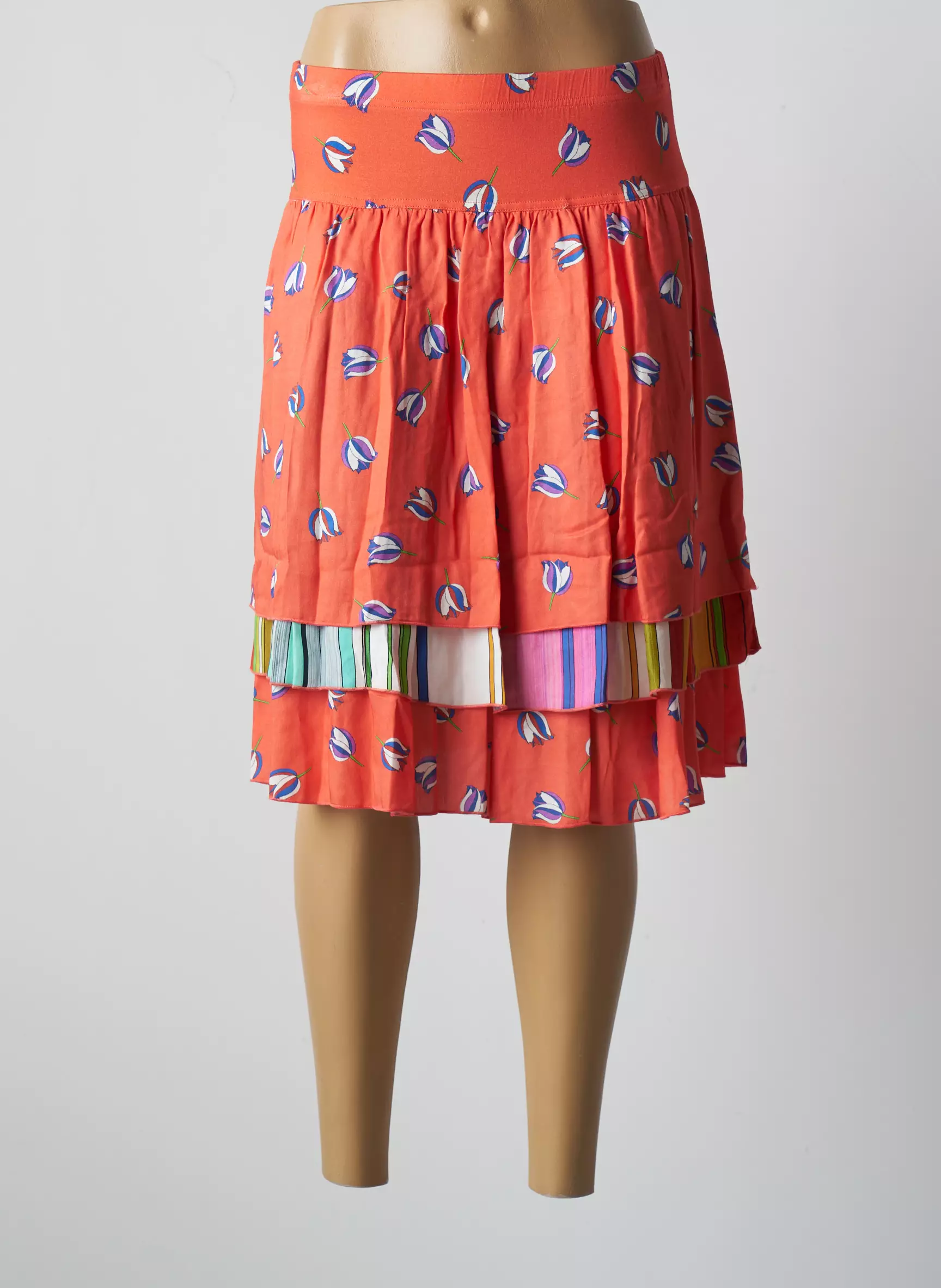 Paul Brial Jupes Mi Longues Femme couleur orange