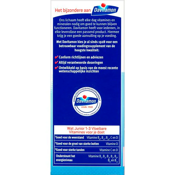 Davitamon Junior 1 Raspberry Liquid Vitamins 100ml