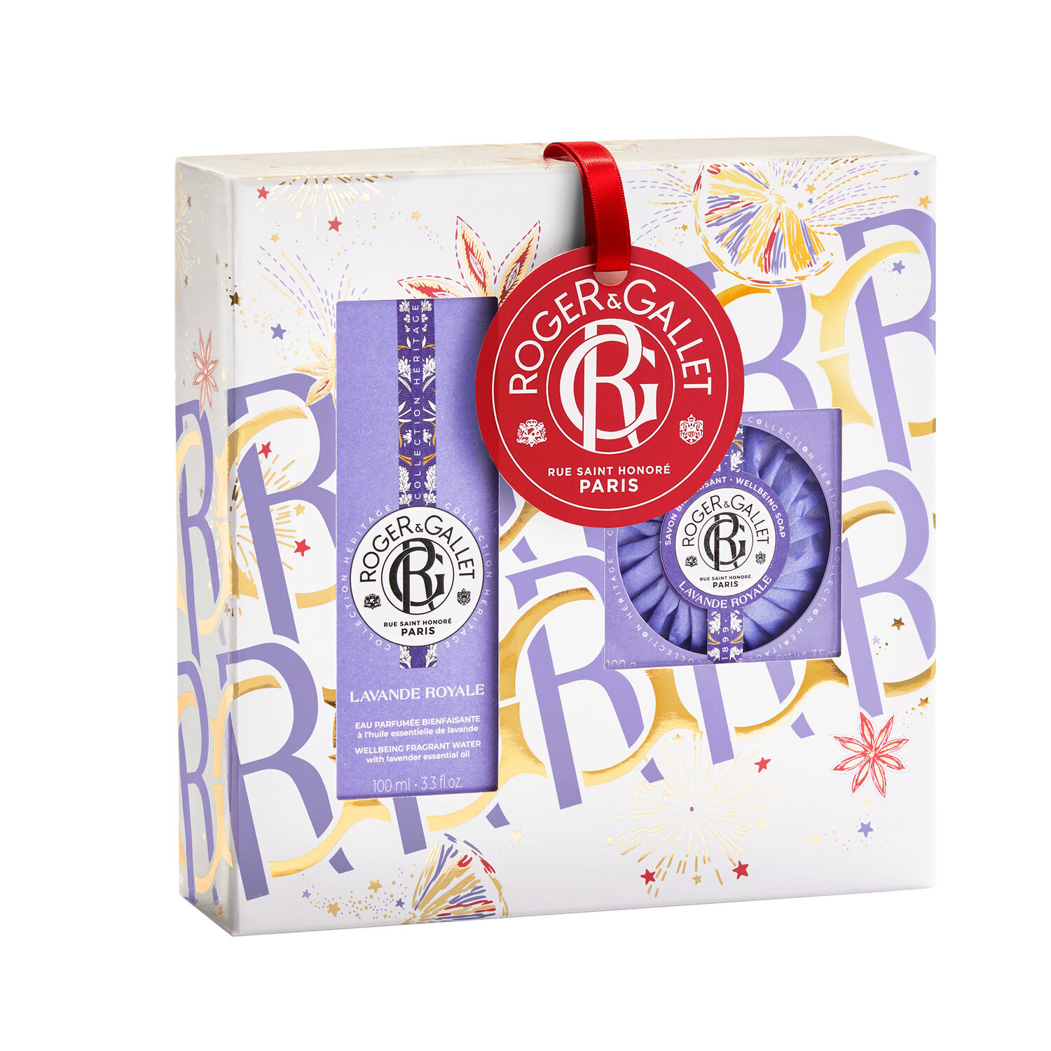 Roger&Gallet Lavande Royale Coffret Eau de Cologne 100 ml + Savon 100 g