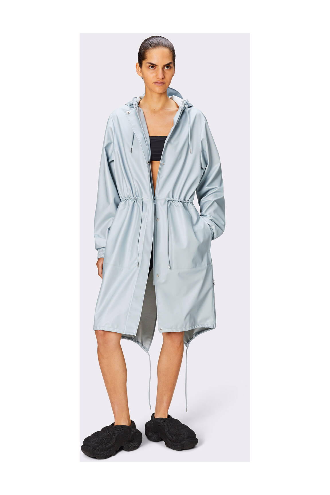 Rains Impermeables Trenchs Femme couleur bleu