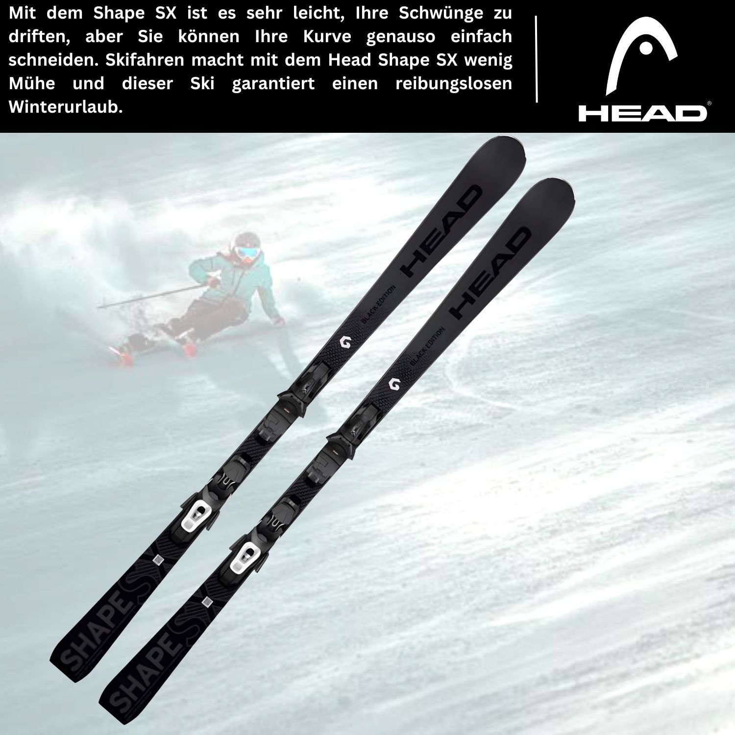 Head Ski, Ski Head Shape SX Edition 2024 + Bindung PR11 GW Z3-11 Alpinski