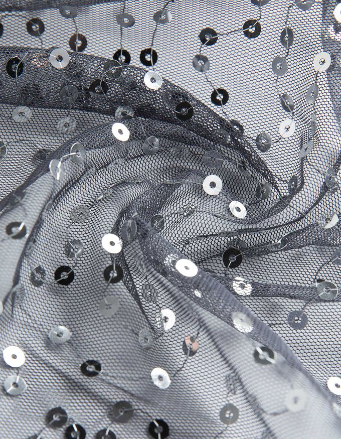 Kleid - Paillettenbesatz