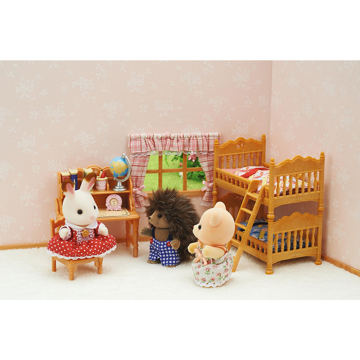 Sylvanian Families Landhaus Kinderzimmer mit Stockbett
