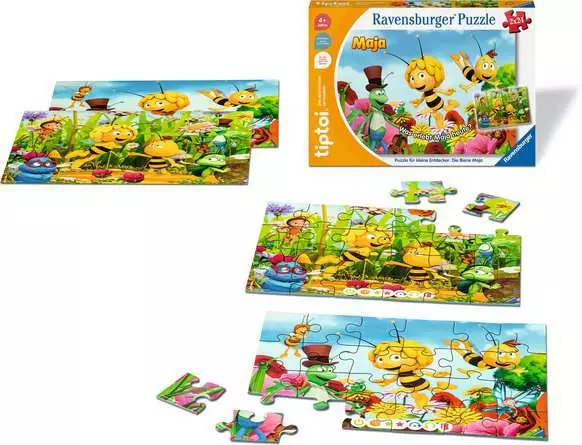 Kinderpuzzle ab 4 Jahren - tiptoi® Puzzle für kleine Entdecker: Die Biene Maja - 24 Teile