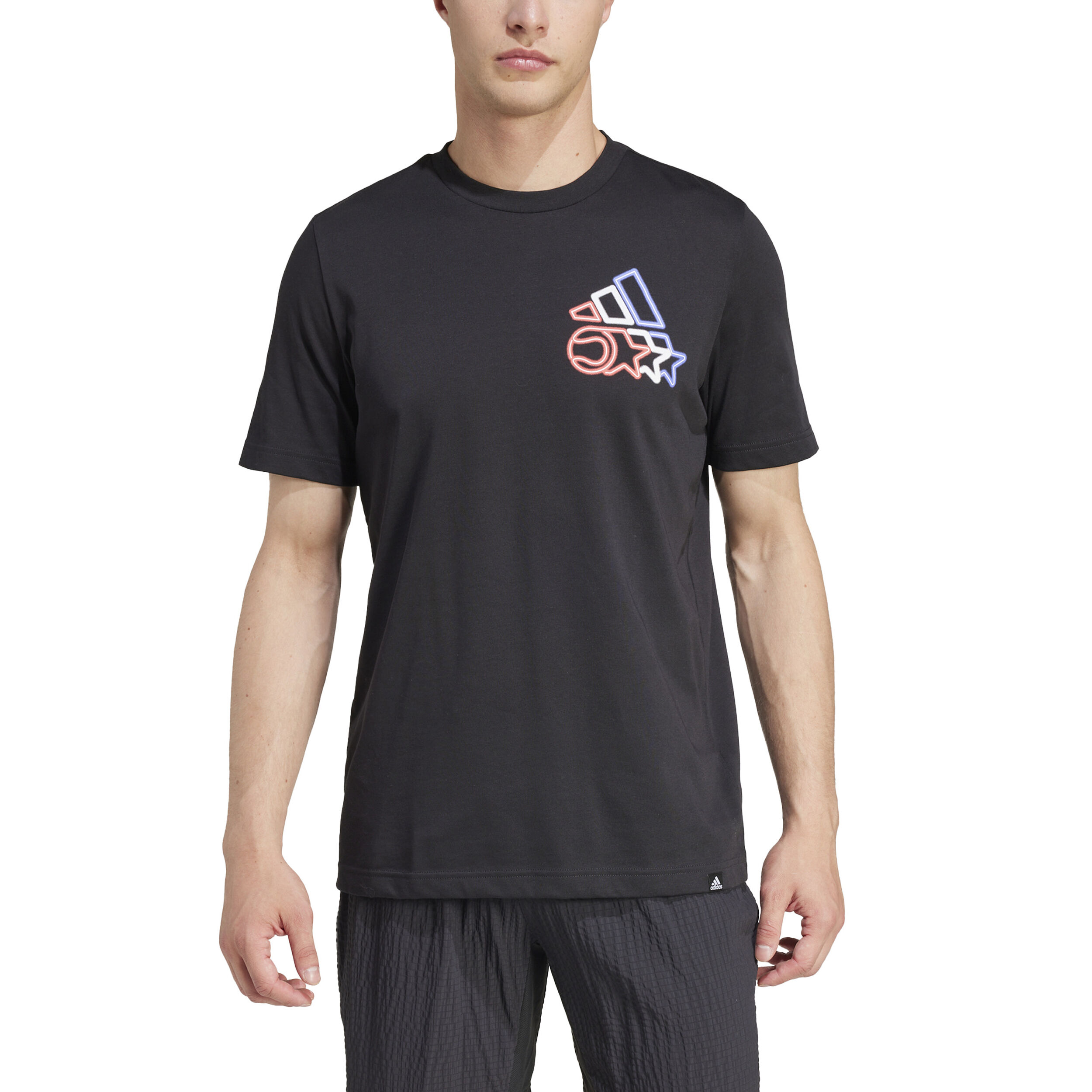 City Graphik T-Shirt Herren - Schwarz