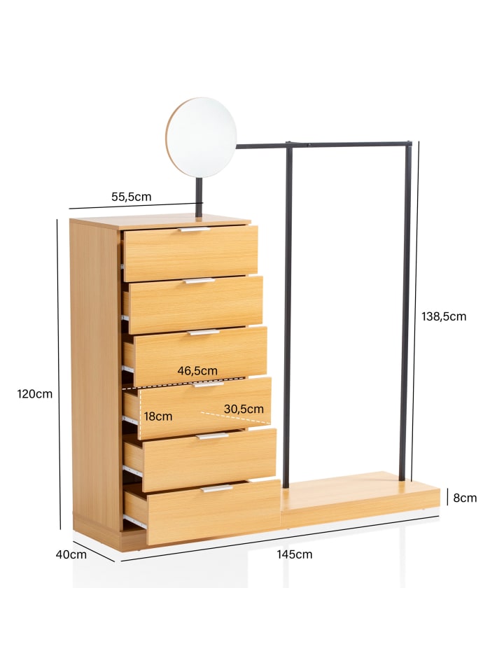 FineBuy Garderobe 