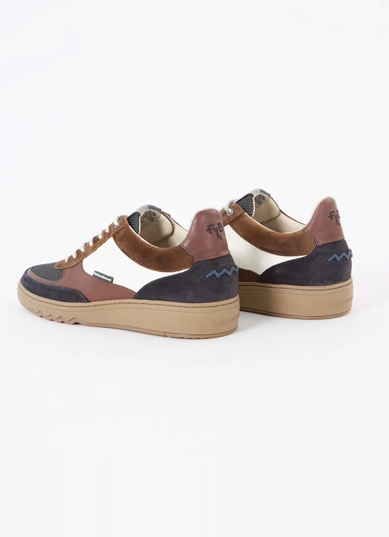 Floris van Bommel Kupster leather sneaker with suede details