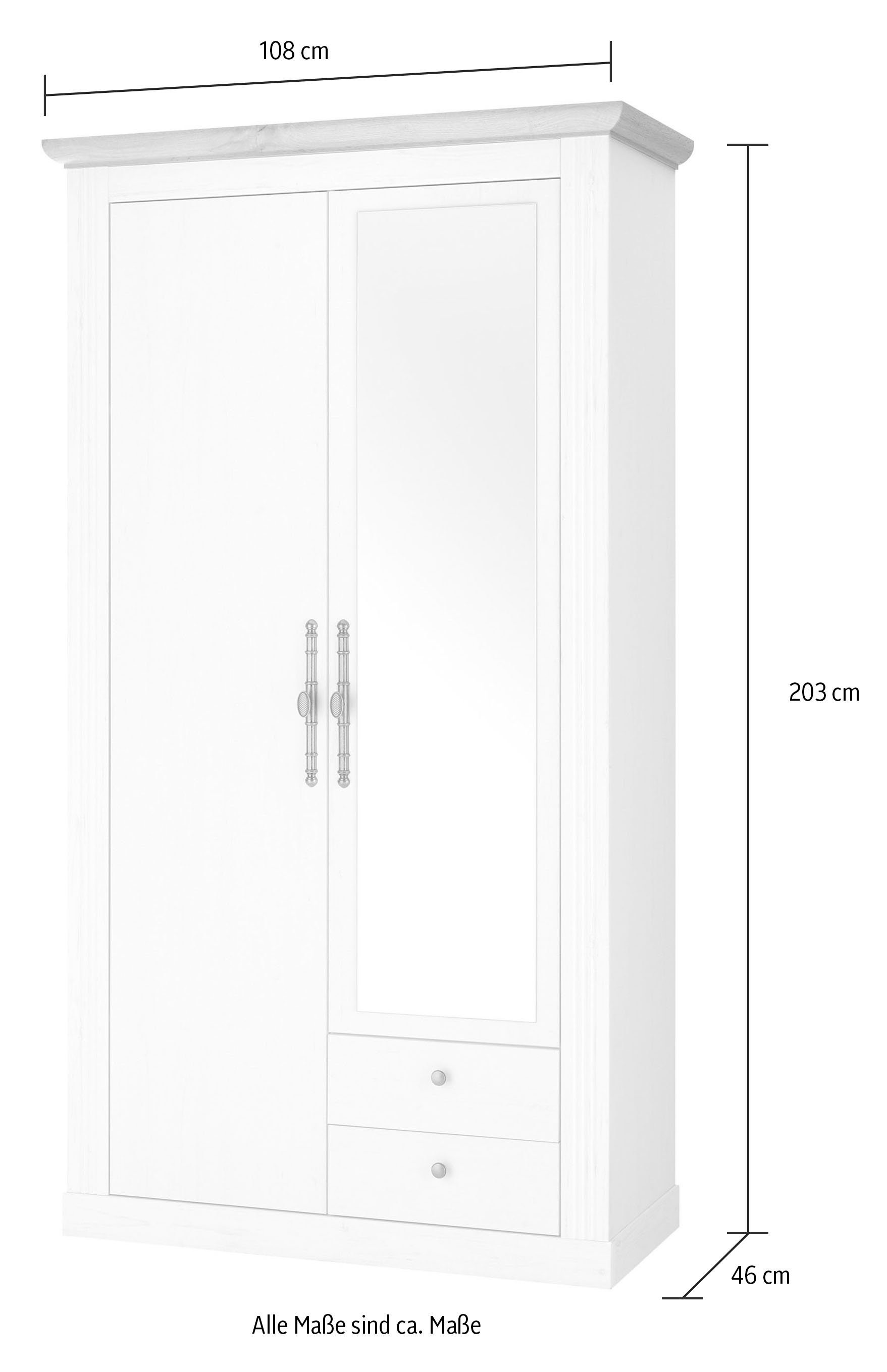Home affaire Stauraumschrank WESTMINSTER Breite ca. 108 cm