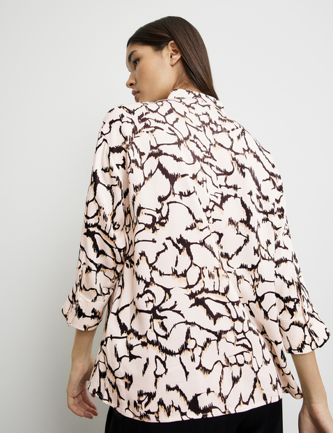 Bluse mit Allover-Print