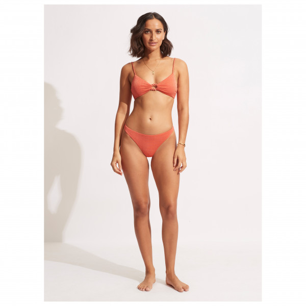 Seafolly - Women's Poolside High Cut Rio - Bikini-Bottom