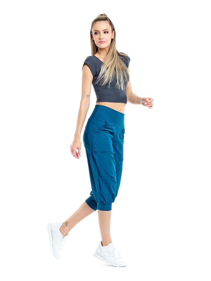 Winshape Functional Comfort ¾ Leisure Trousers LEI201C in teal green günstig kaufen