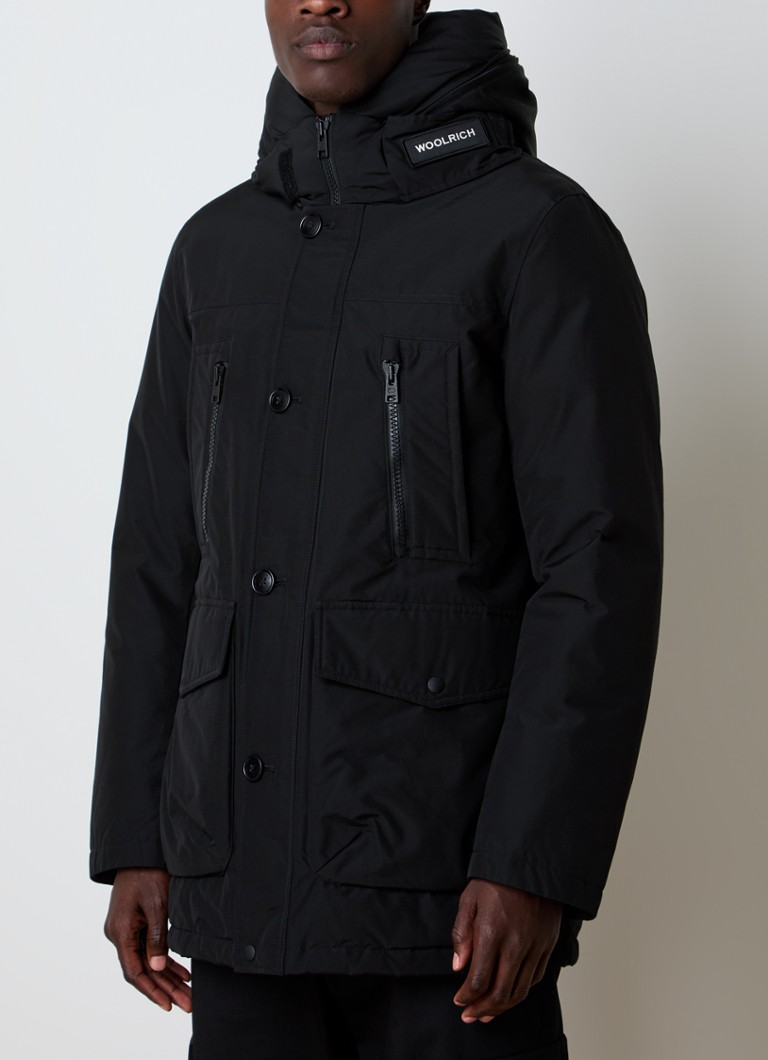 Woolrich Arctic podstavljena parka s punjenjem od perja i odvojivom kapuljačom