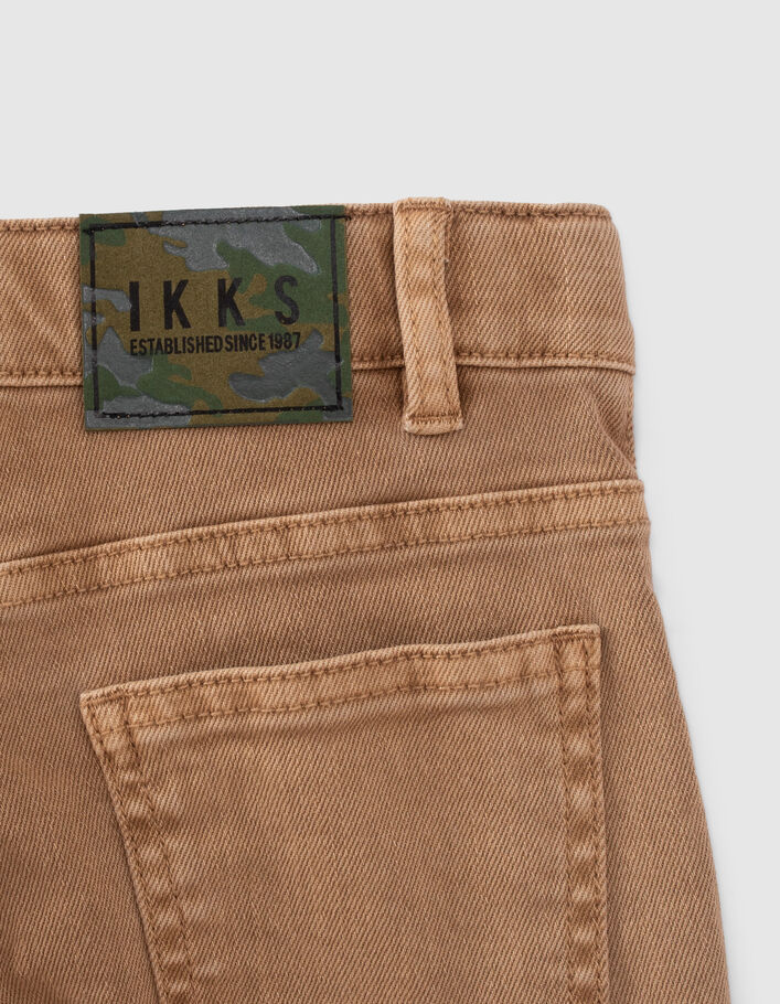 Pantalon STRAIGHT camel esprit Charpentier garçon