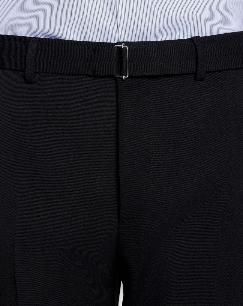 PANTALON DROIT FENDU