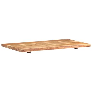 vidaXL Badezimmer-Set Badezimmer-Waschtischplatte Massivholz Akazie 100 x 55 x 3,8 cm