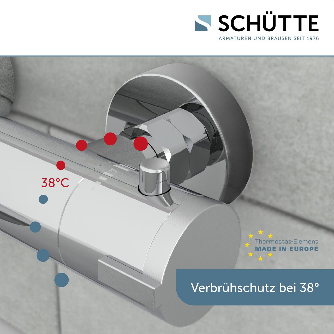 Schütte Badewannenarmatur LONDON mit Thermostat