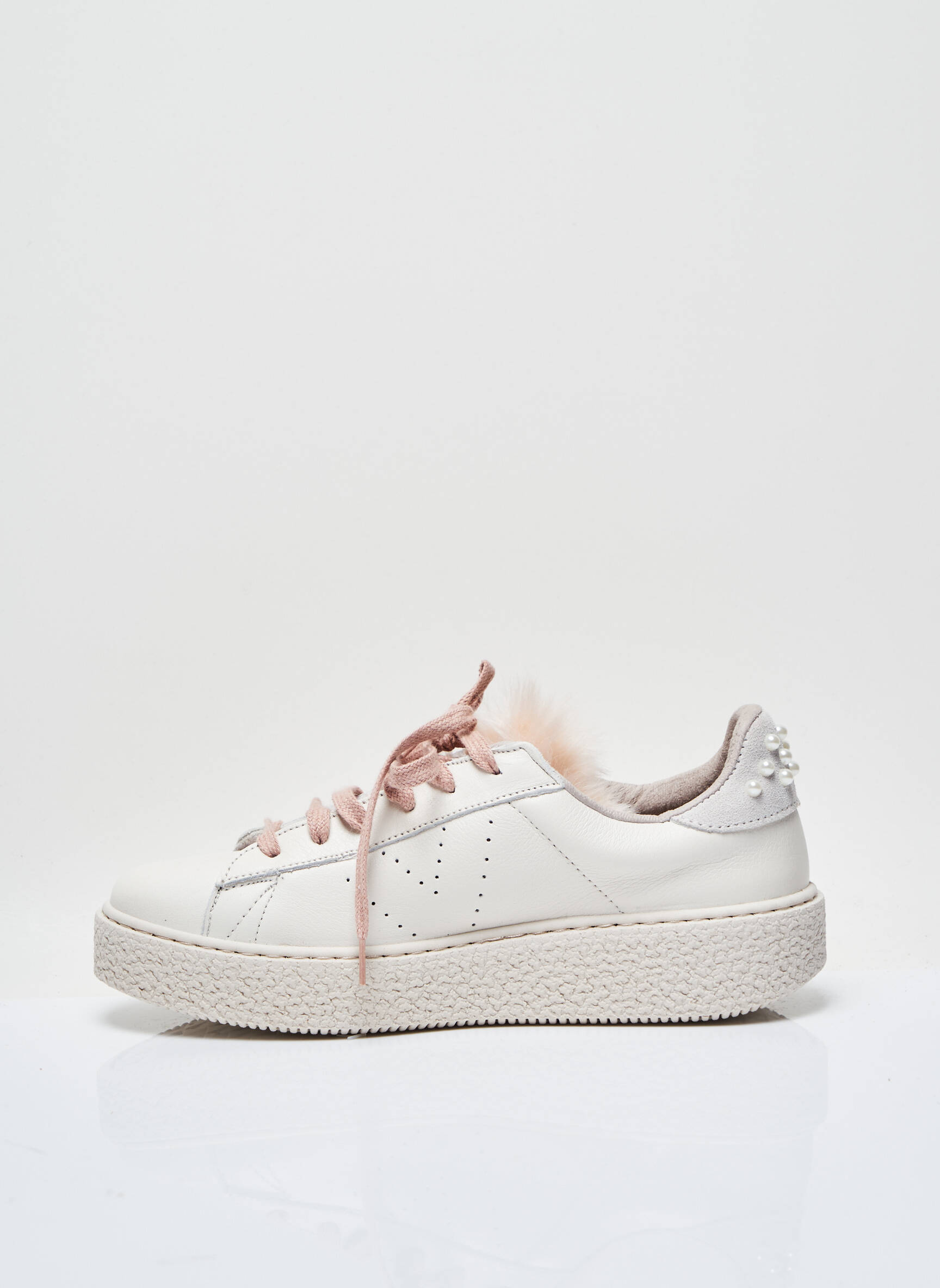 Victoria Baskets Femme couleur beige