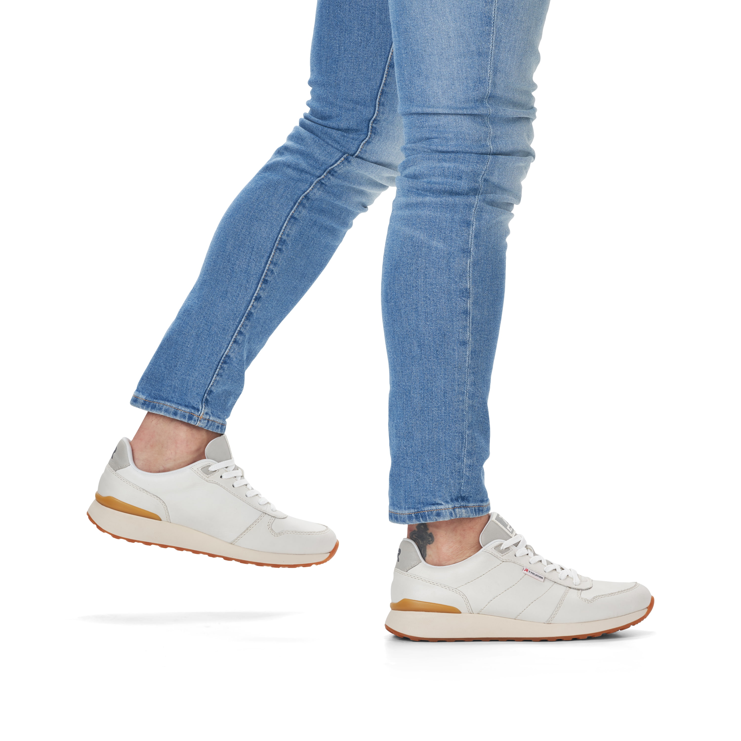 Rieker Herren Sneaker Low crystal white