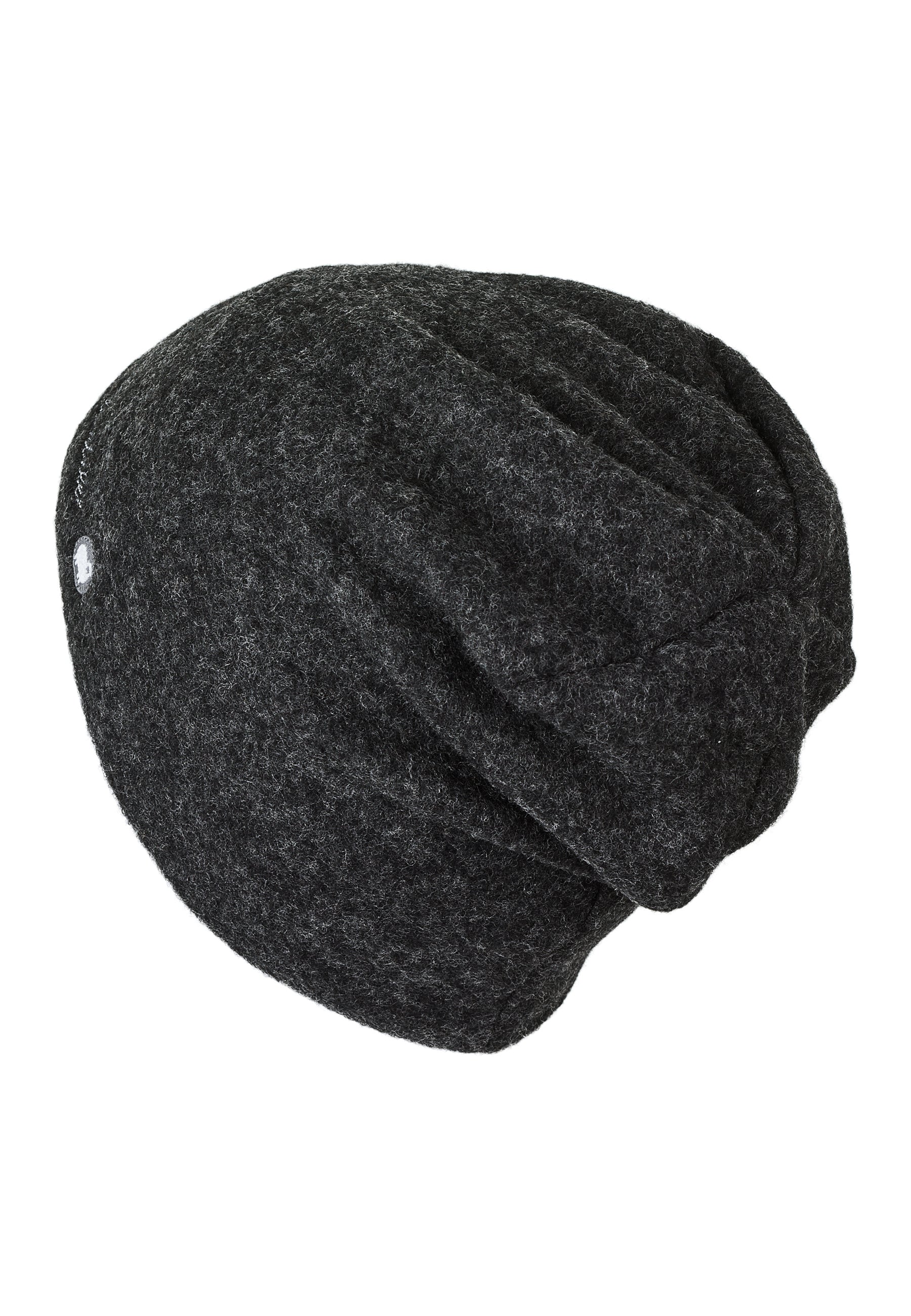 Slouch-Beanie aus Wolle (Merino) in 3 Farben