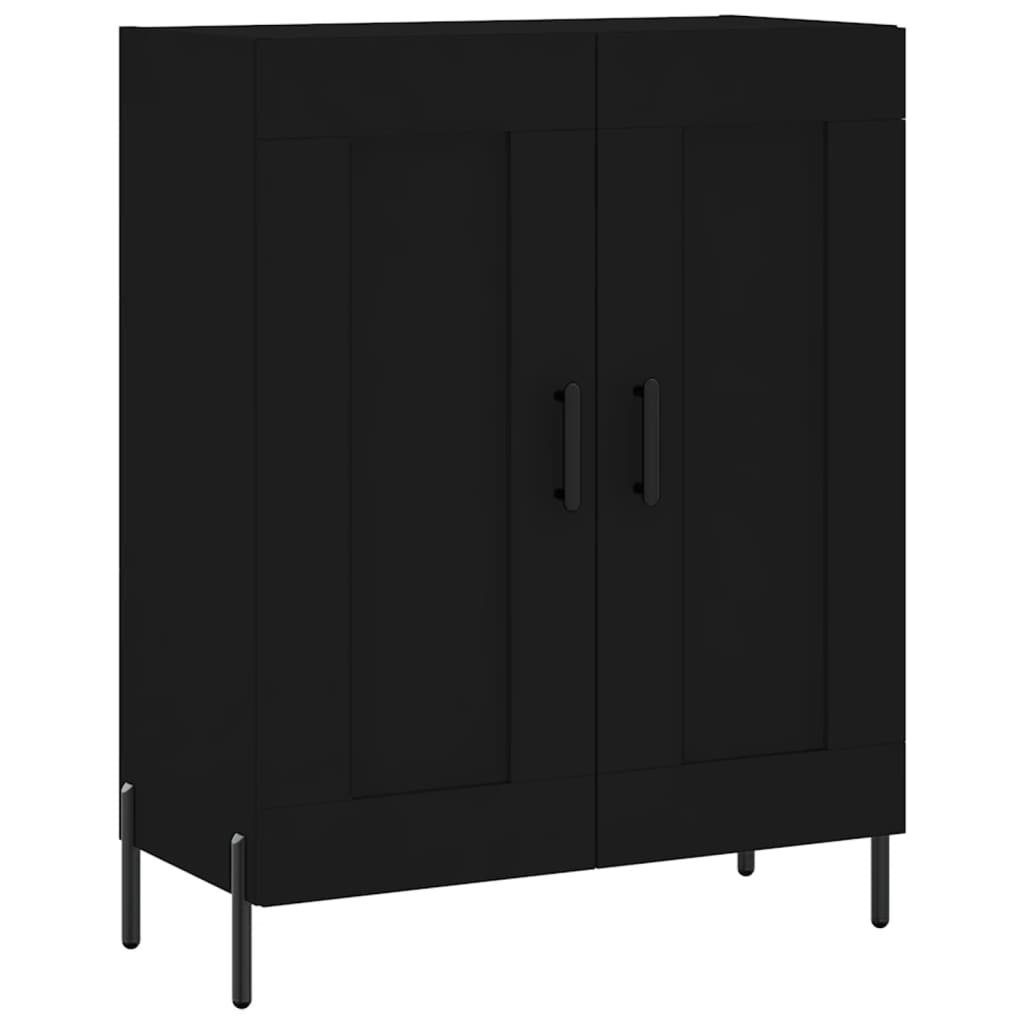 vidaXL Sideboard Sideboard Schwarz 69,5x34x90 cm Holzwerkstoff (1 St)