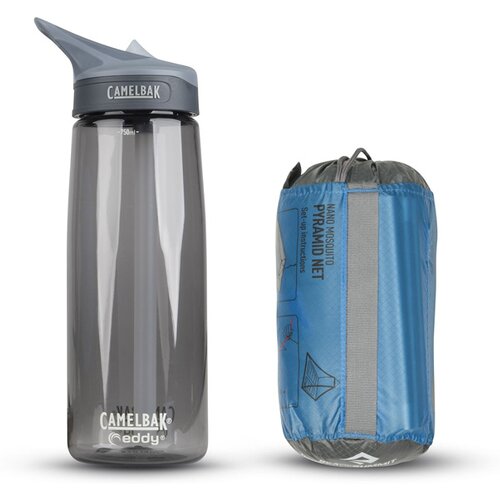 INSEKTENSCHUTZ NANO MOSQUITO PYRAMID NET DOUBLE GREY