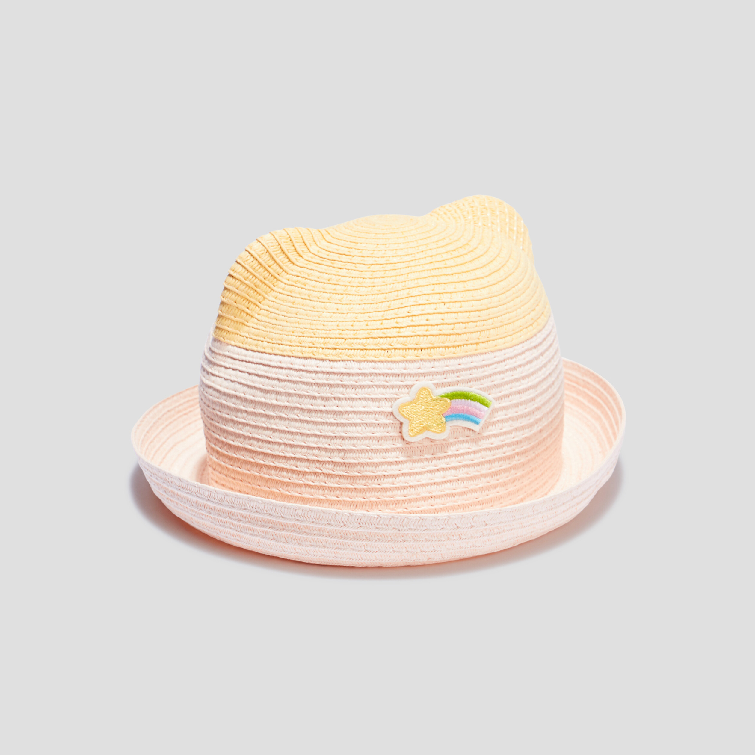 Chapeau en paille multicolore fille | La Halle